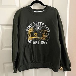 Disney Camp Neverland for Lost Boys Crewneck Sweater